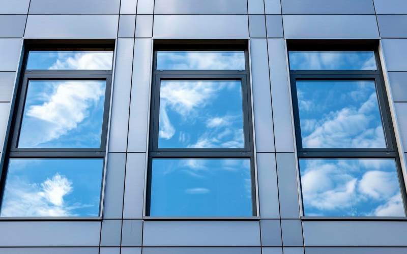 Фасадные алюминиевые окна от производителя ДомГласс