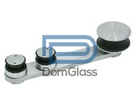 Фурнитура для стеклянных дверей и перегородок. Серия Вектор в компании DomGlass