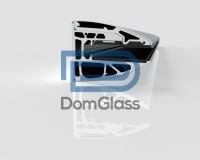 Зажимной профиль для стекла от производителя ДомГласс