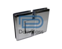 Петля «ДГФ-303 PSS» стекло-стекло 180° без фаски, нержавеющая сталь полированная