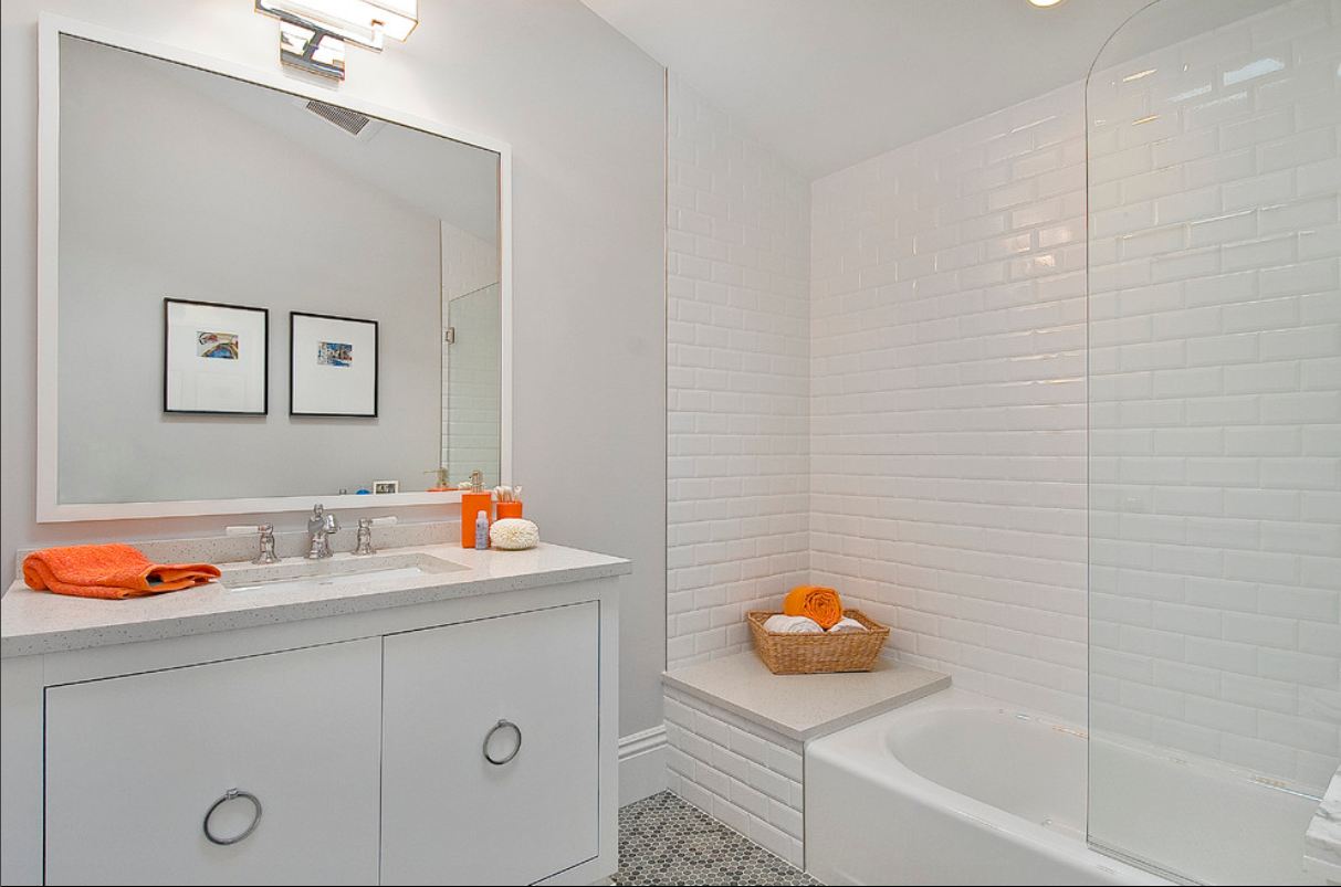 Белый кафель в ванной фото дизайн