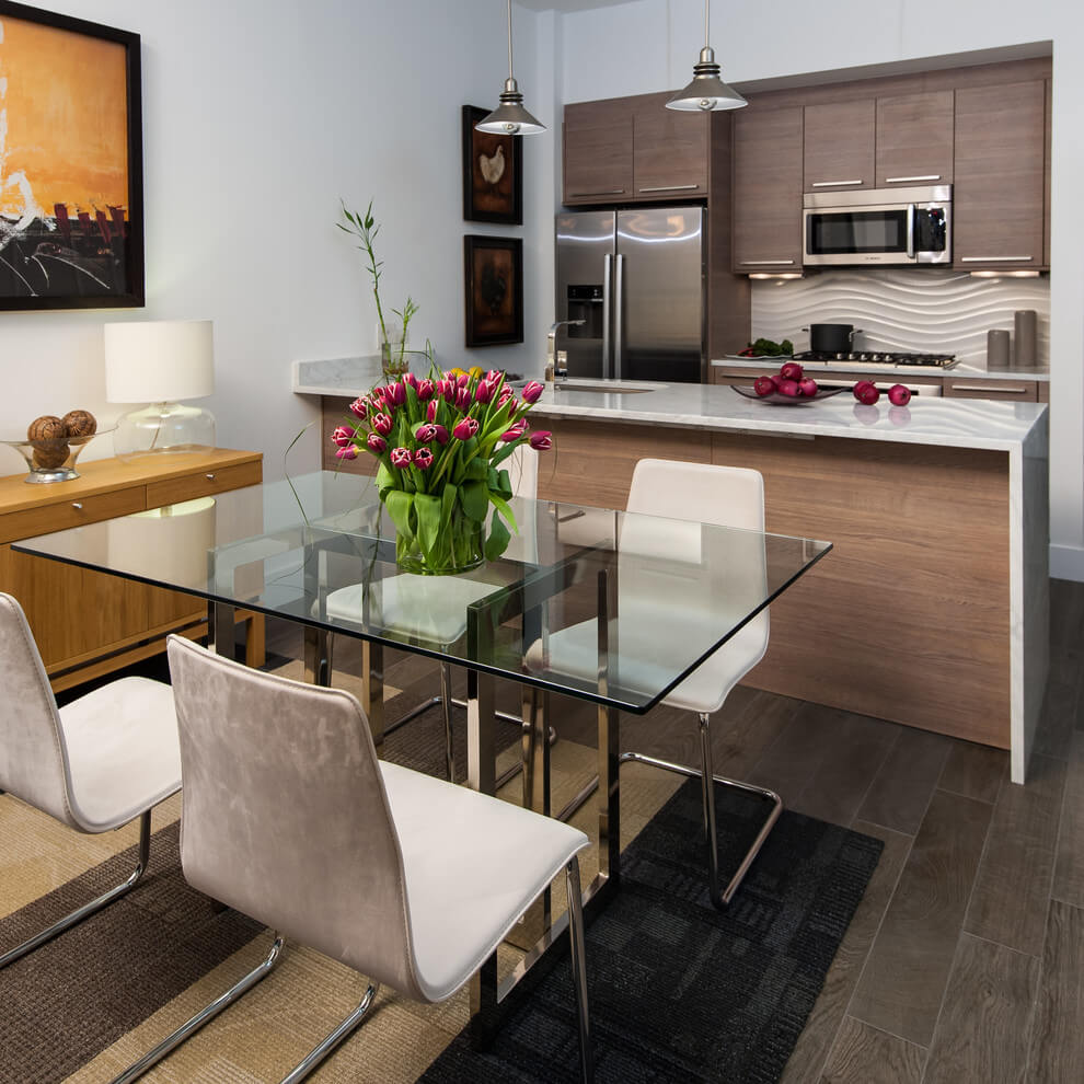 Стеклянные кухонные столы купить от производителя | Интернет-магазин Mebel Apartment